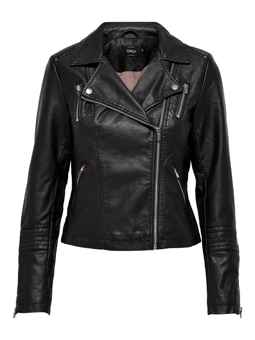 Gemma Black Biker Jacket