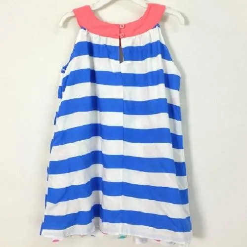 Girls Spots and Stripes Reversible Dress