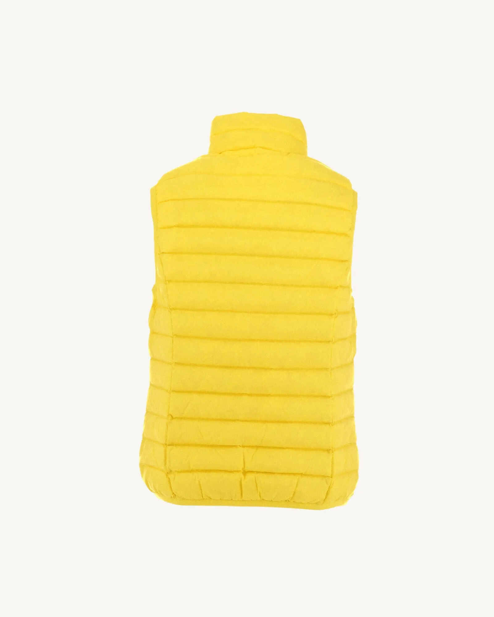 Gold yellow Zoe kid's sleeveless puffer jacket