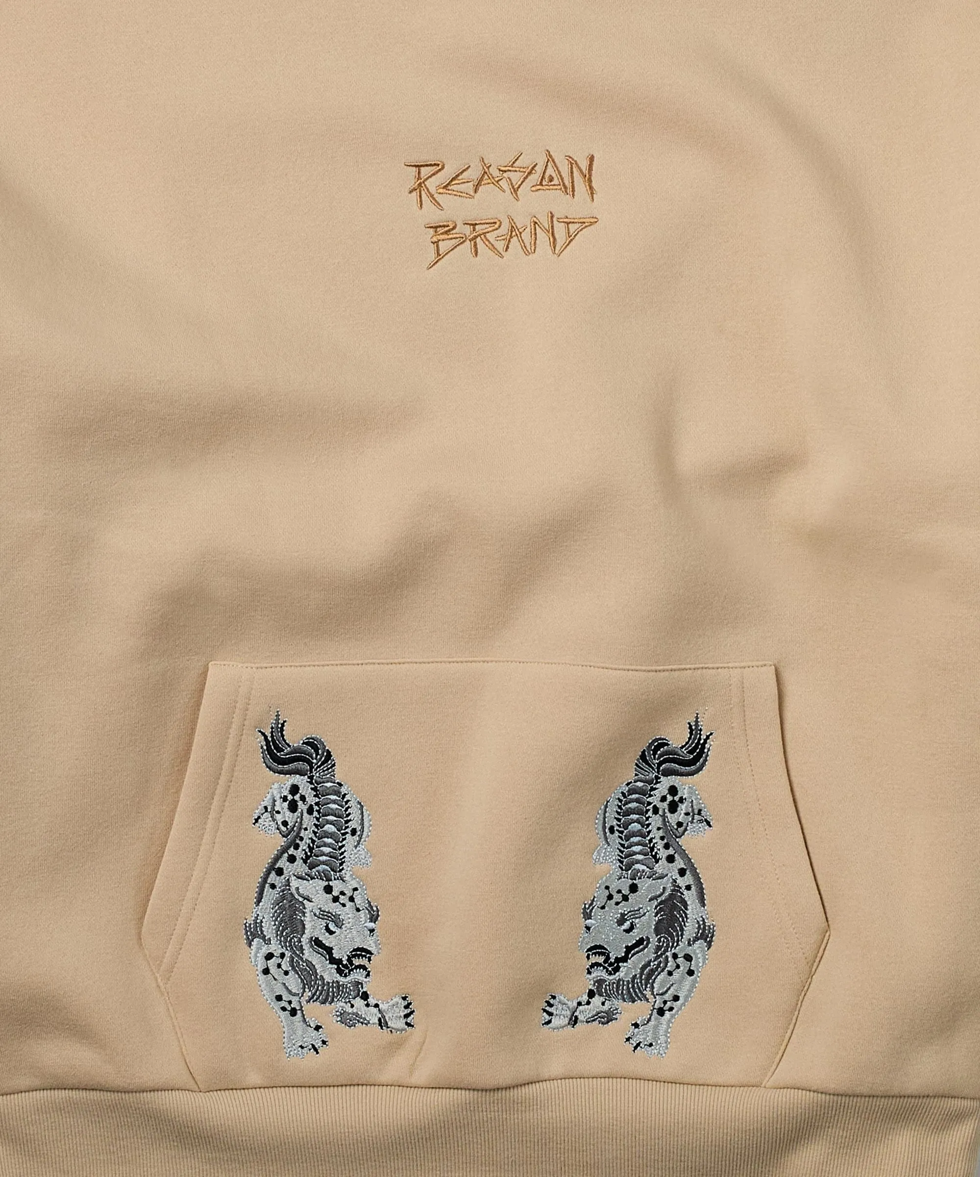 Guardian Embroidered Hoodie - Khaki