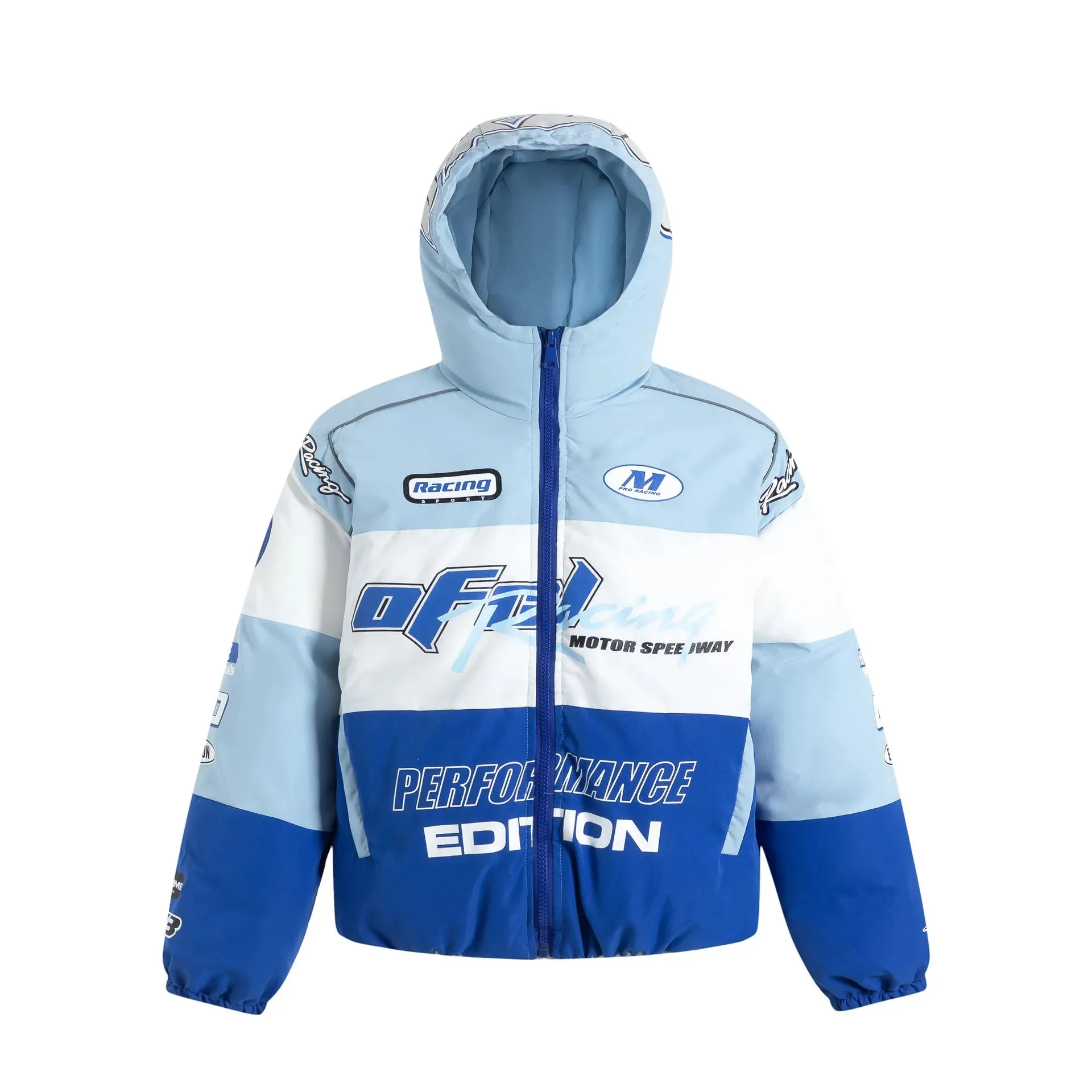 Homme | Retro Racing Puffer Jacket