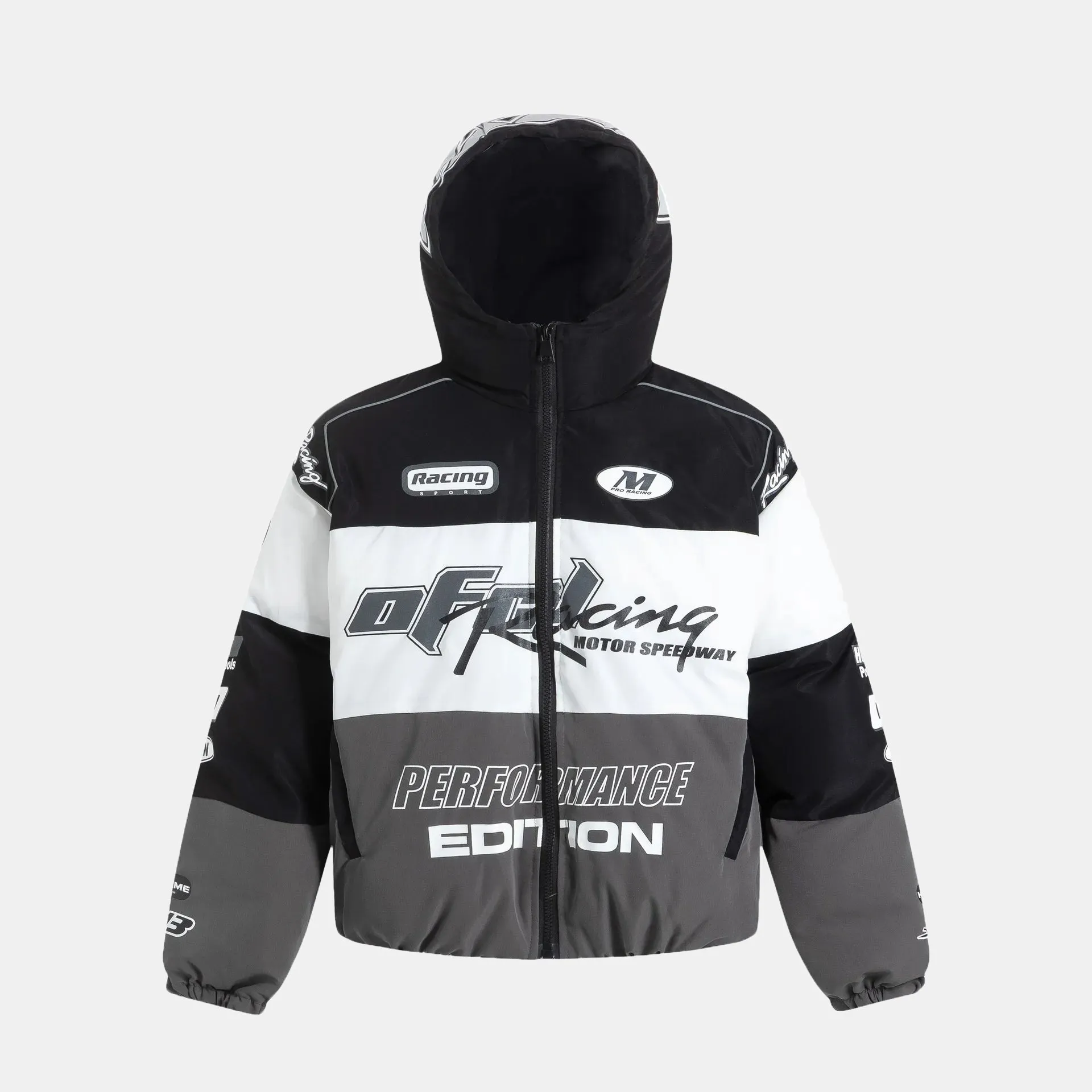 Homme | Retro Racing Puffer Jacket