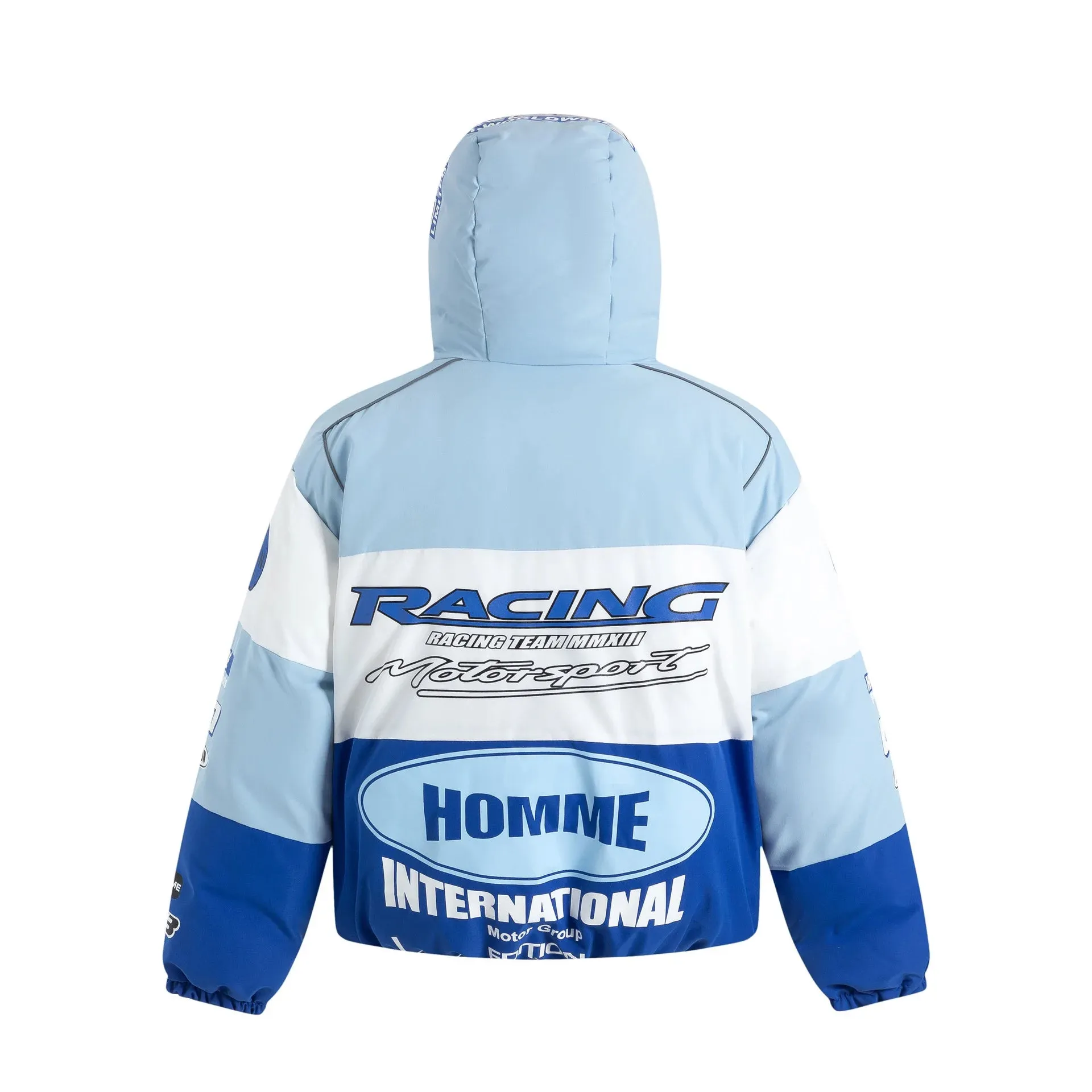 Homme | Retro Racing Puffer Jacket