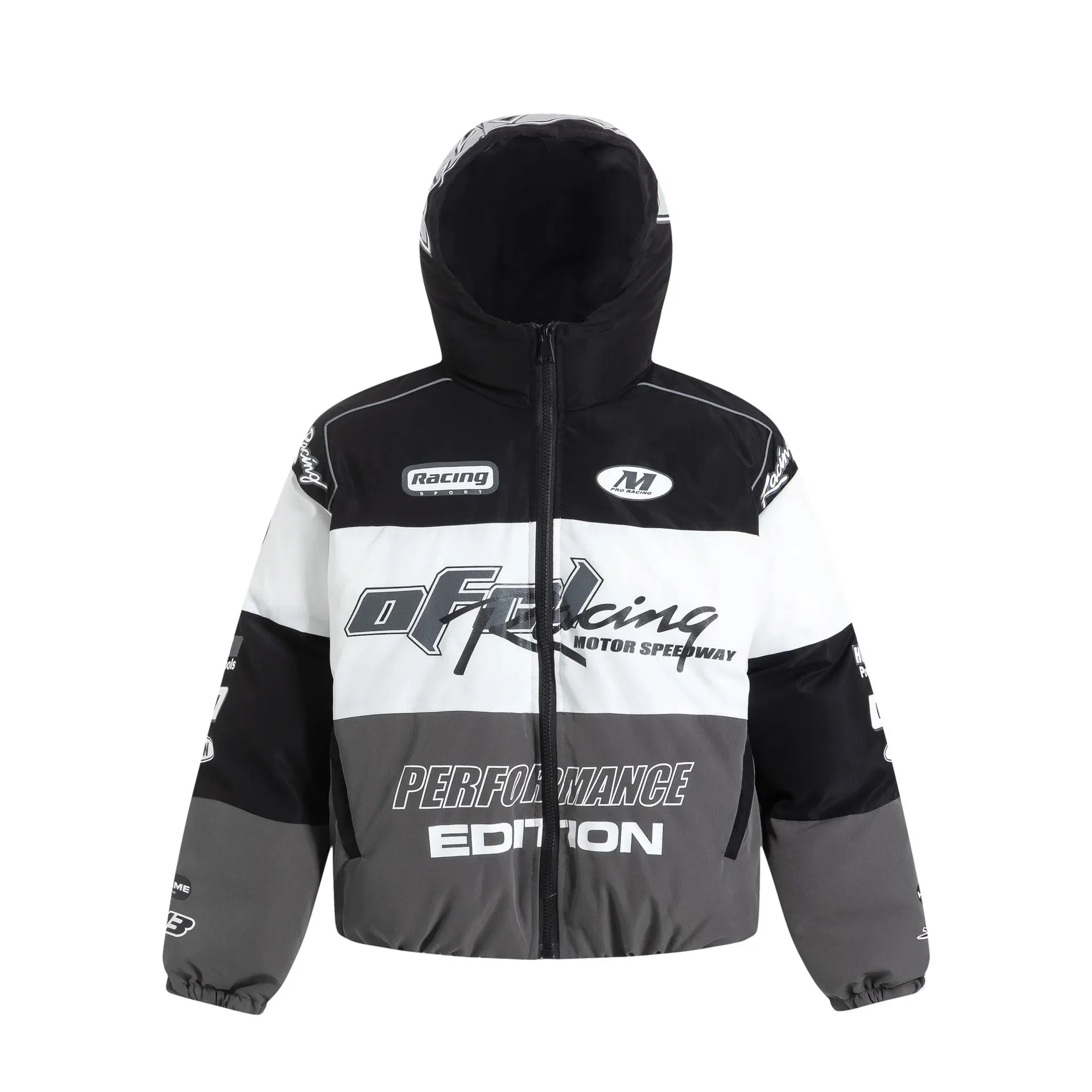 Homme | Retro Racing Puffer Jacket