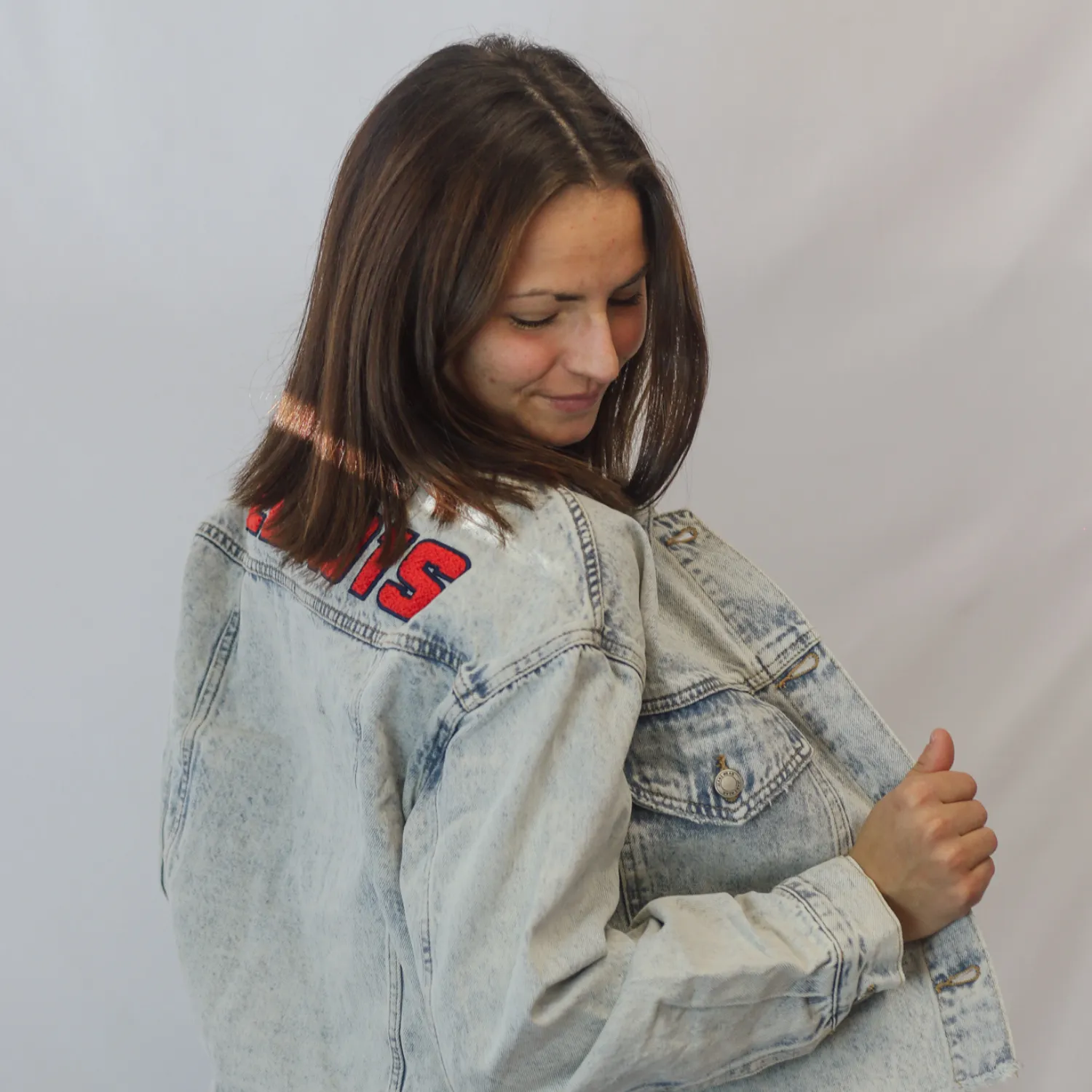 Illinois Fighting Illini Hype & Vice Denim Jean Jacket