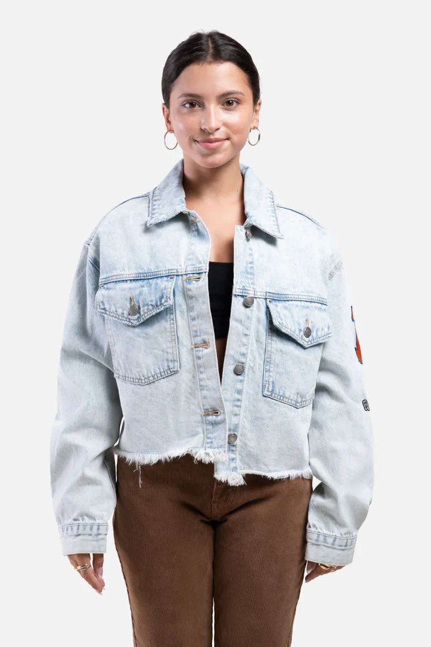 Illinois Fighting Illini Hype & Vice Denim Jean Jacket