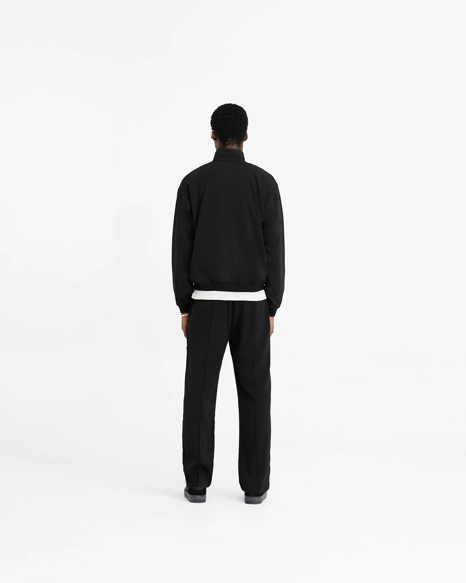 Initial Track Jacket - Black