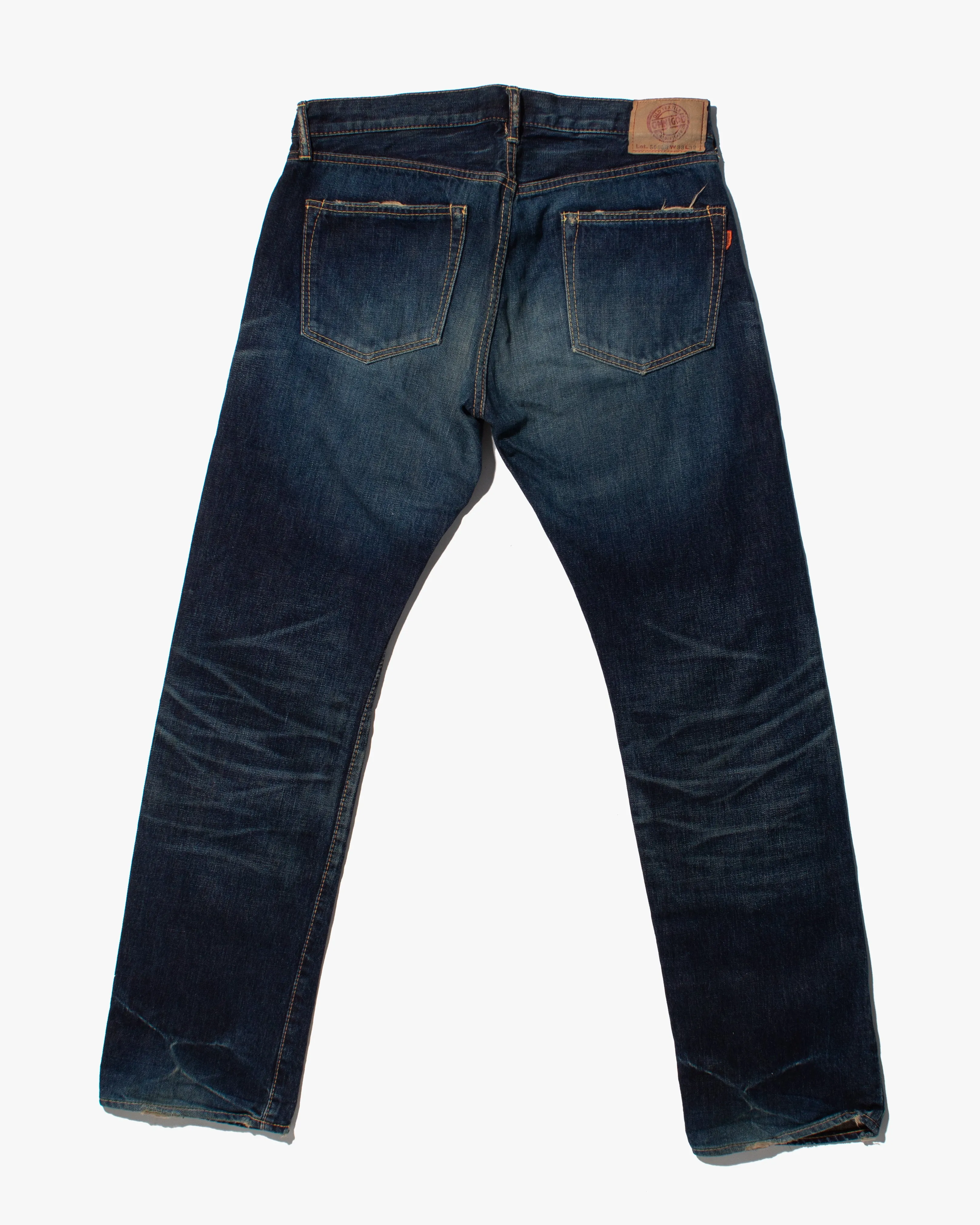 Japanese Repro Selvedge Denim Jeans, Omnigod Brand - 33" x 33"