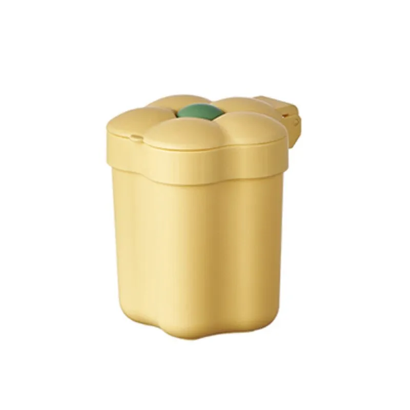 Kawaii Cute Flower Mini Trash Can