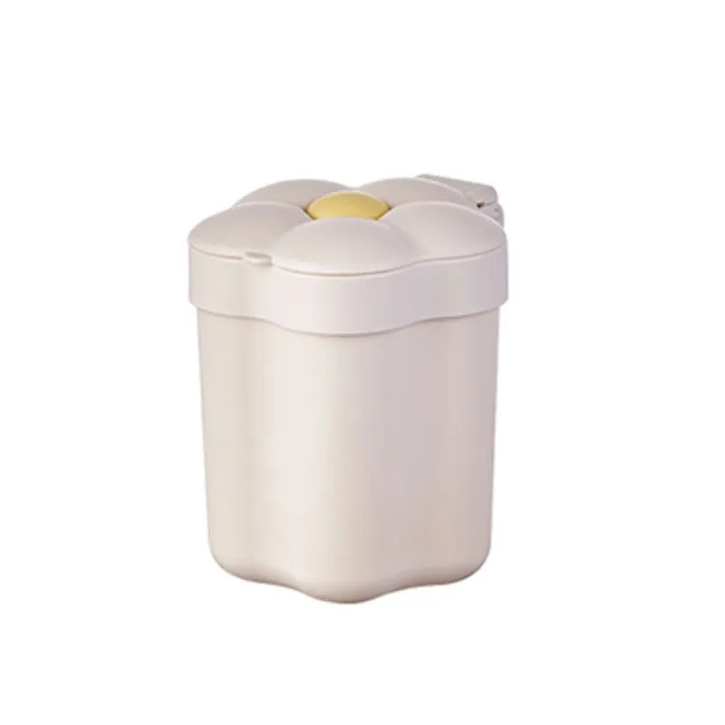 Kawaii Cute Flower Mini Trash Can