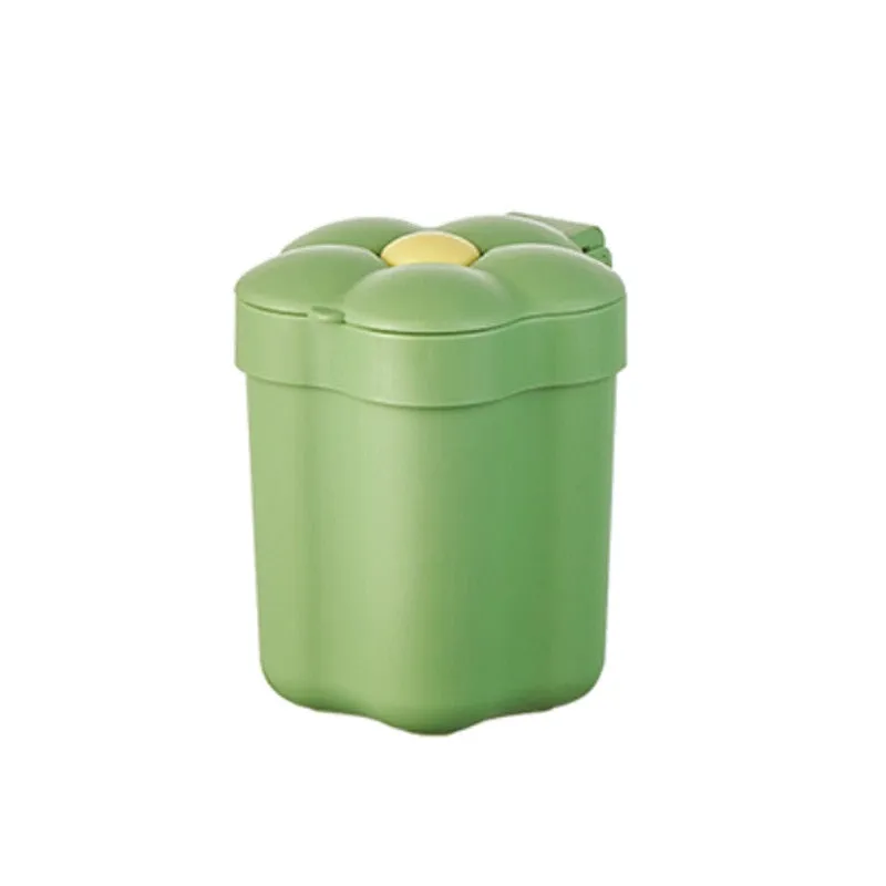 Kawaii Cute Flower Mini Trash Can