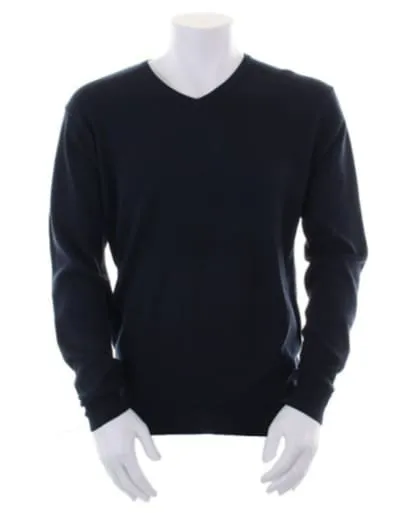 Knitted Kustom Kit Men's Arundel V Neck Uniform Sweater-KK352