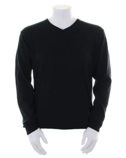 Knitted Kustom Kit Men's Arundel V Neck Uniform Sweater-KK352