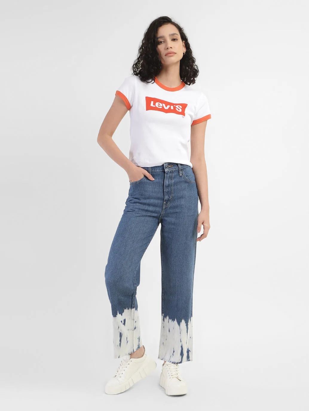 Levi's X Deepika Padukone 70's Blue High Flare Jeans