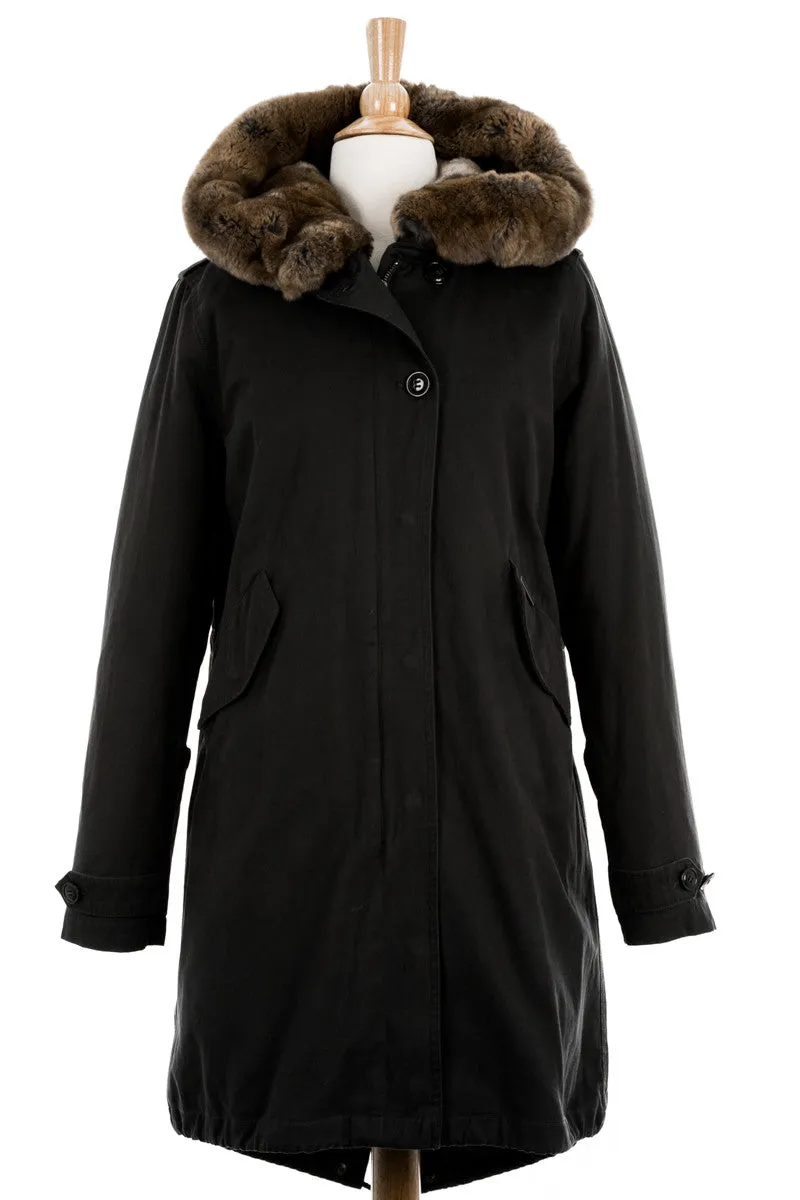 Literary Rex Eskimo Parka with Fur Trim