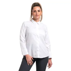 Long Sleeve White Kitchen Coat Flores - ROBUR