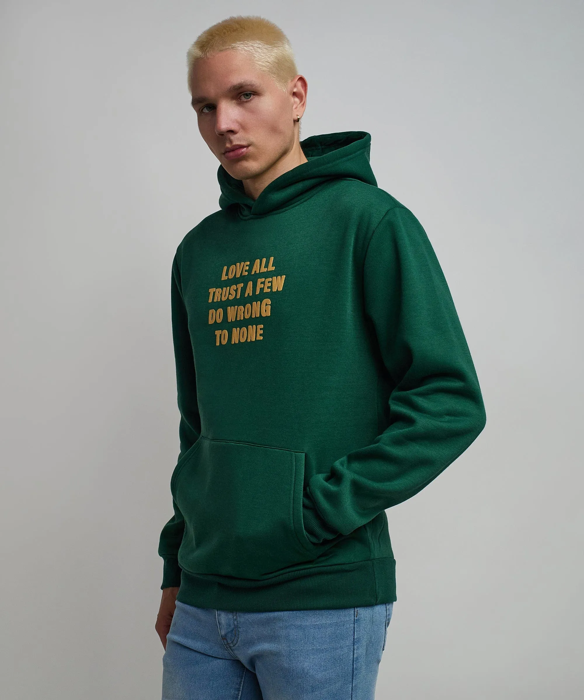 Love All Hoodie - Olive Green