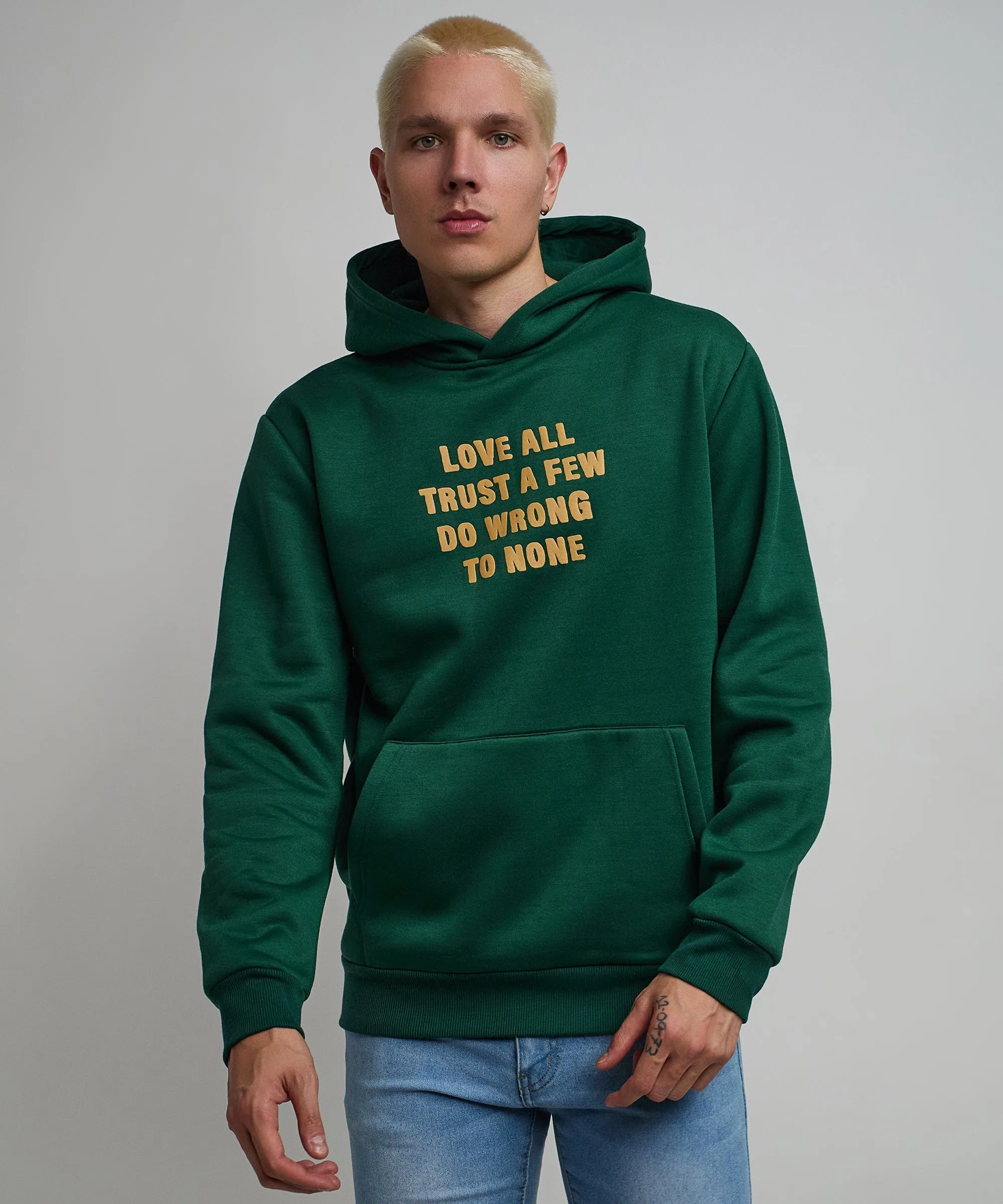 Love All Hoodie - Olive Green