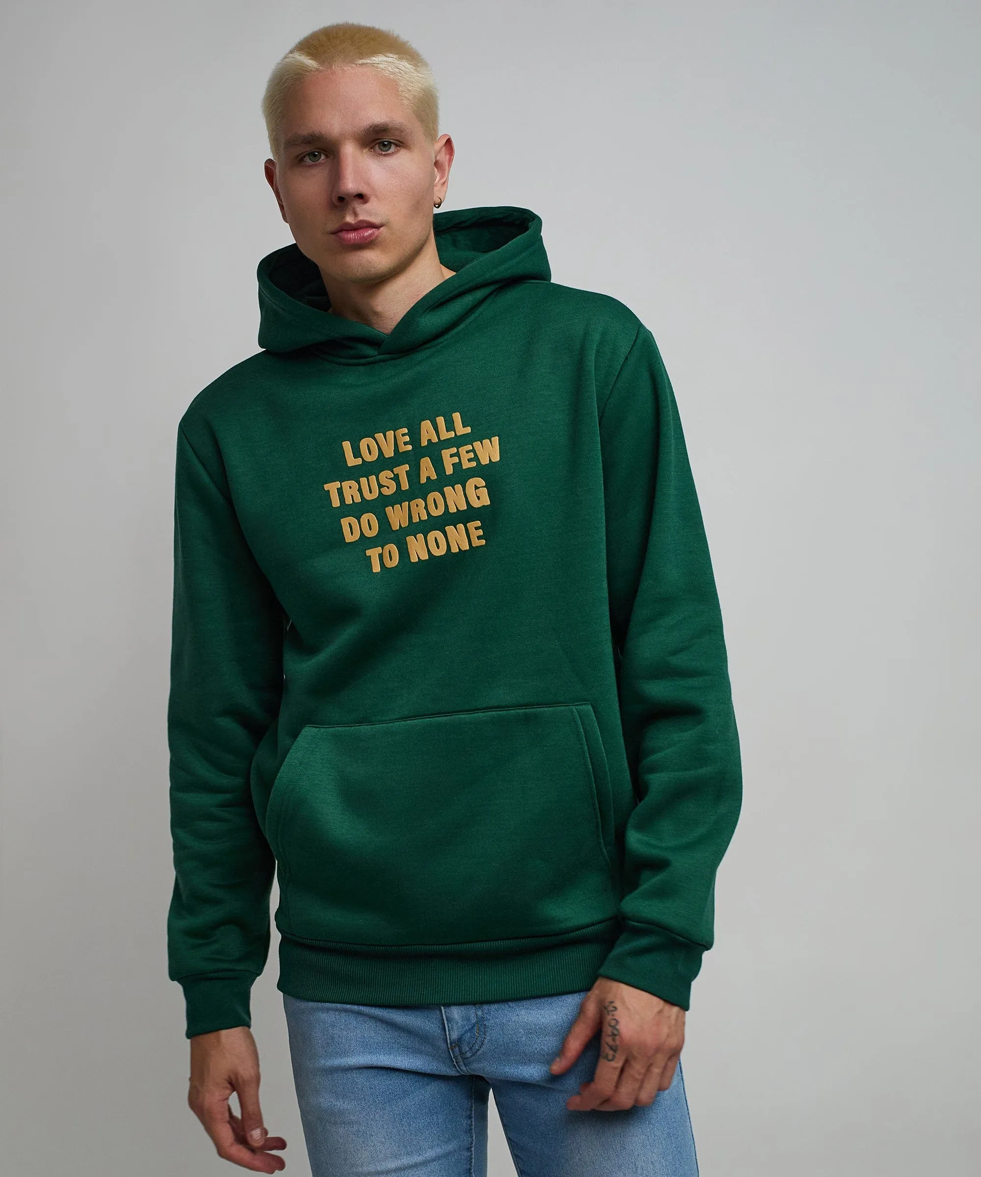 Love All Hoodie - Olive Green