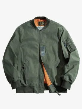 MA-1 Vintage Military Style Bomber Jacket