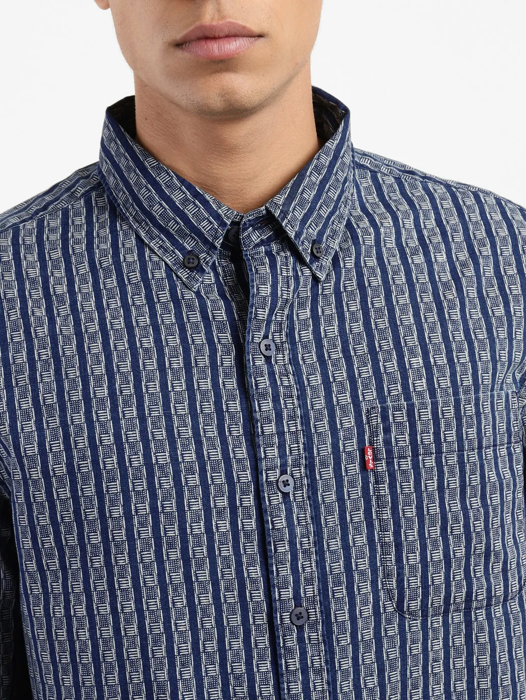 Men's All Over Printed Slim Fit Shirt