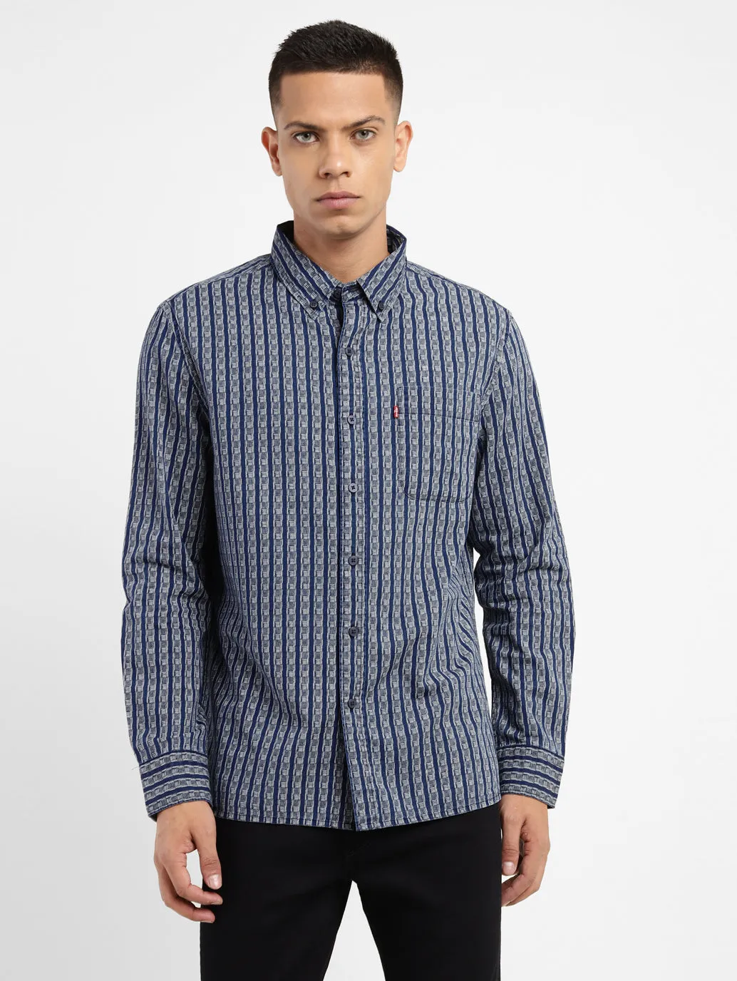 Men's All Over Printed Slim Fit Shirt