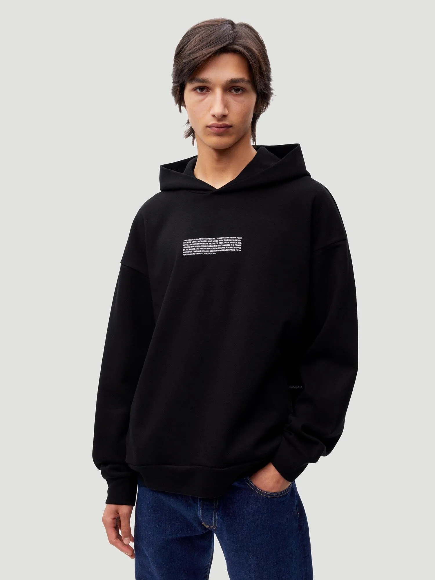 Mens PANGAIA LAB NXT GEN Hoodie—black