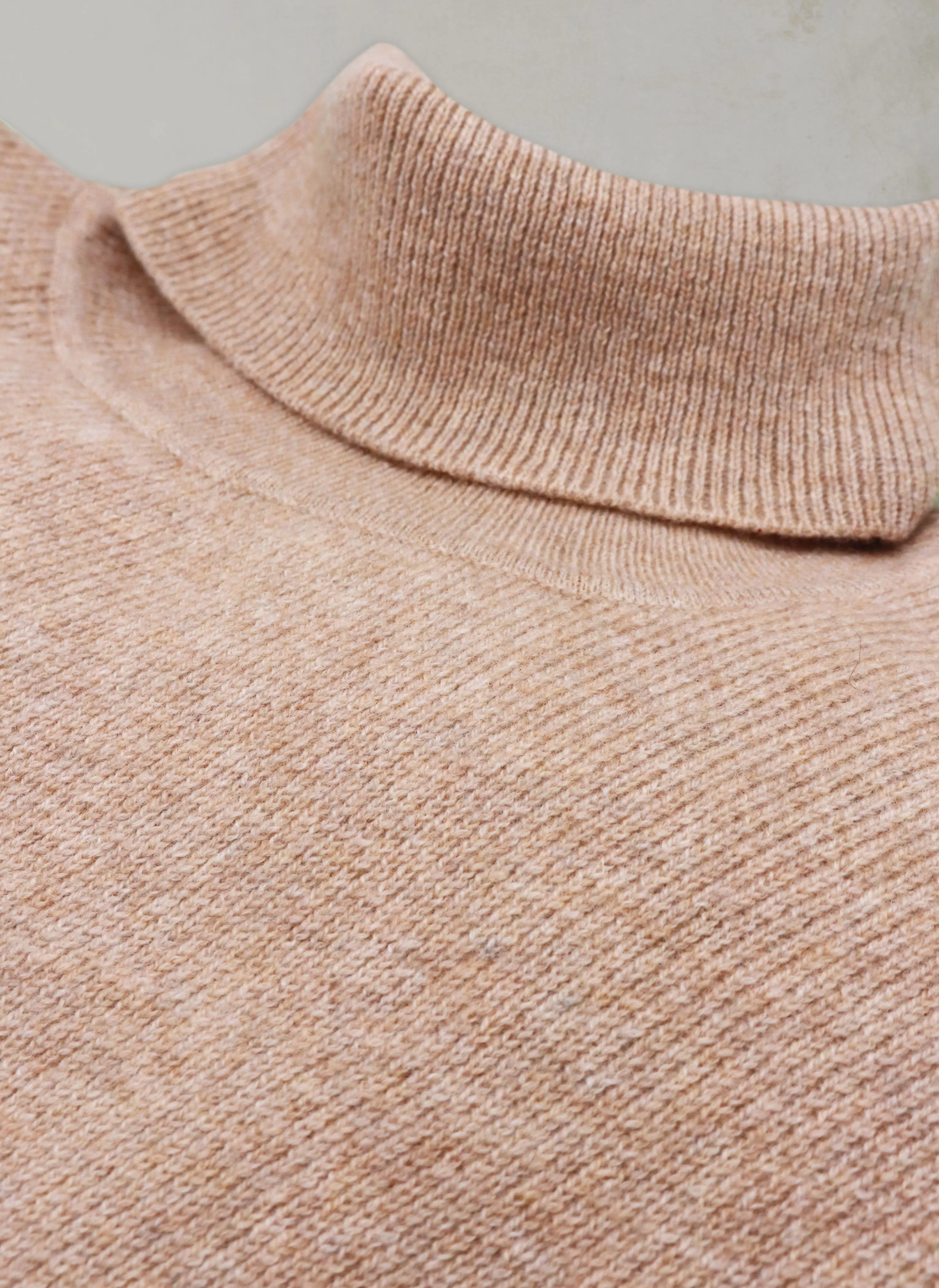 Men's St. Moritz Turtleneck Sweater in Sand