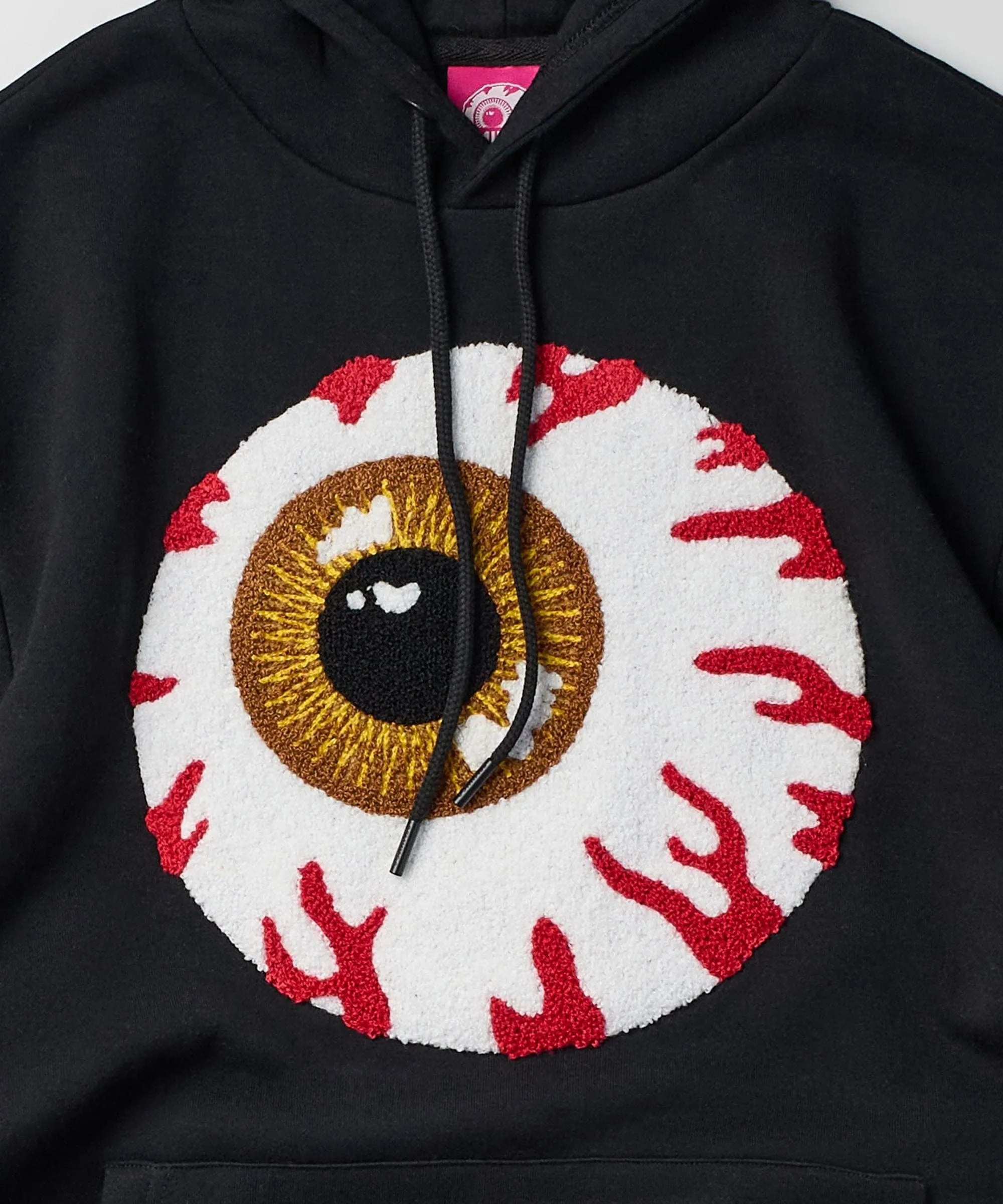 Mishka Jumbo Keep Watch Chenille Patched Hoodie - Black