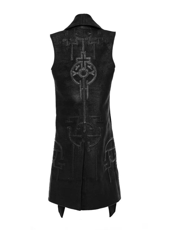 NASRANI SLEEVELESS LONG COAT