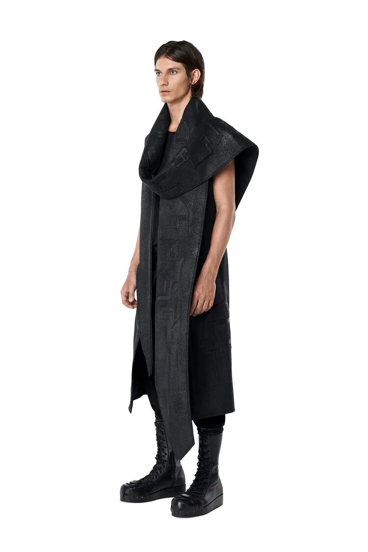 NASRANI SLEEVELESS LONG COAT