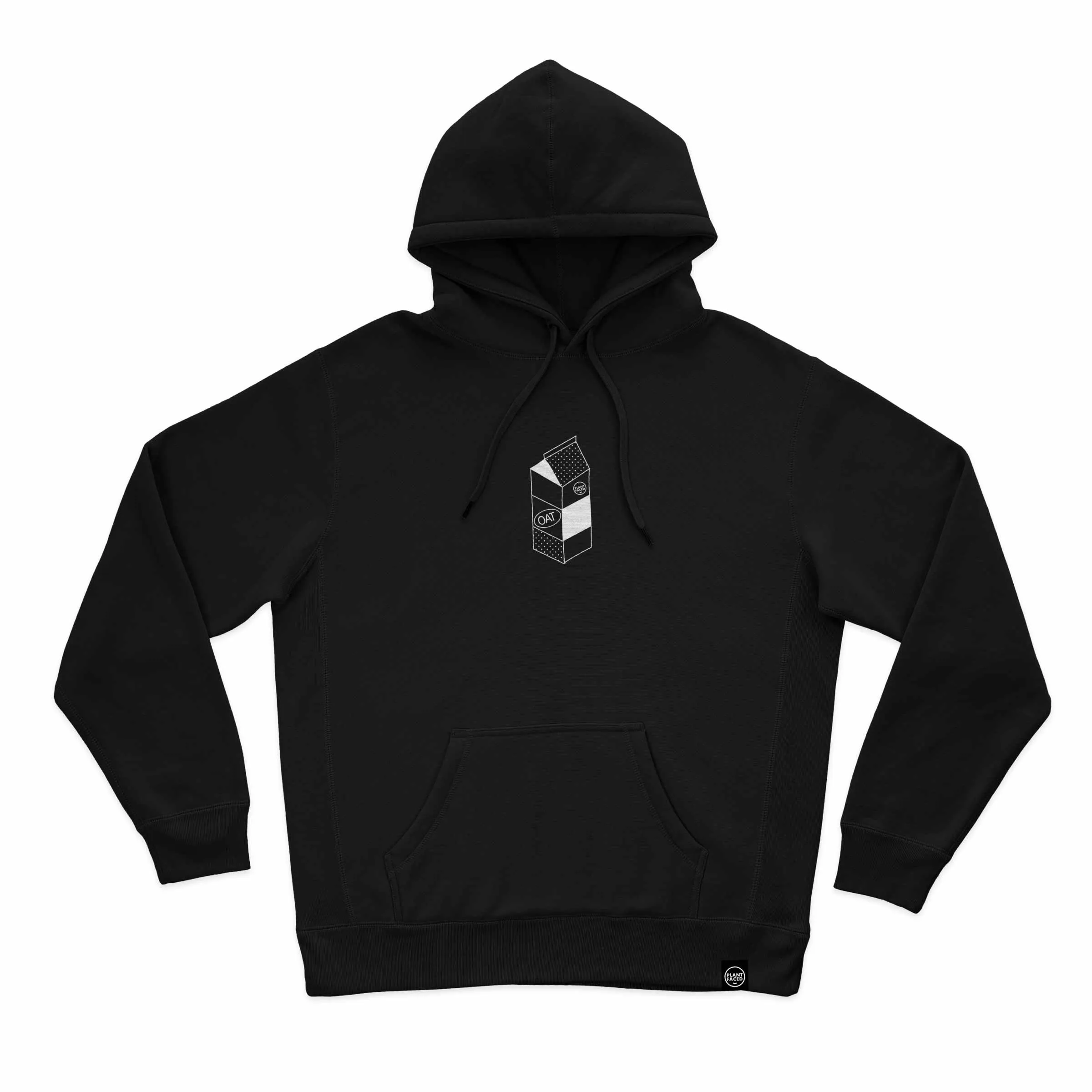 Oat Is The Goat Organic Hoodie - Black