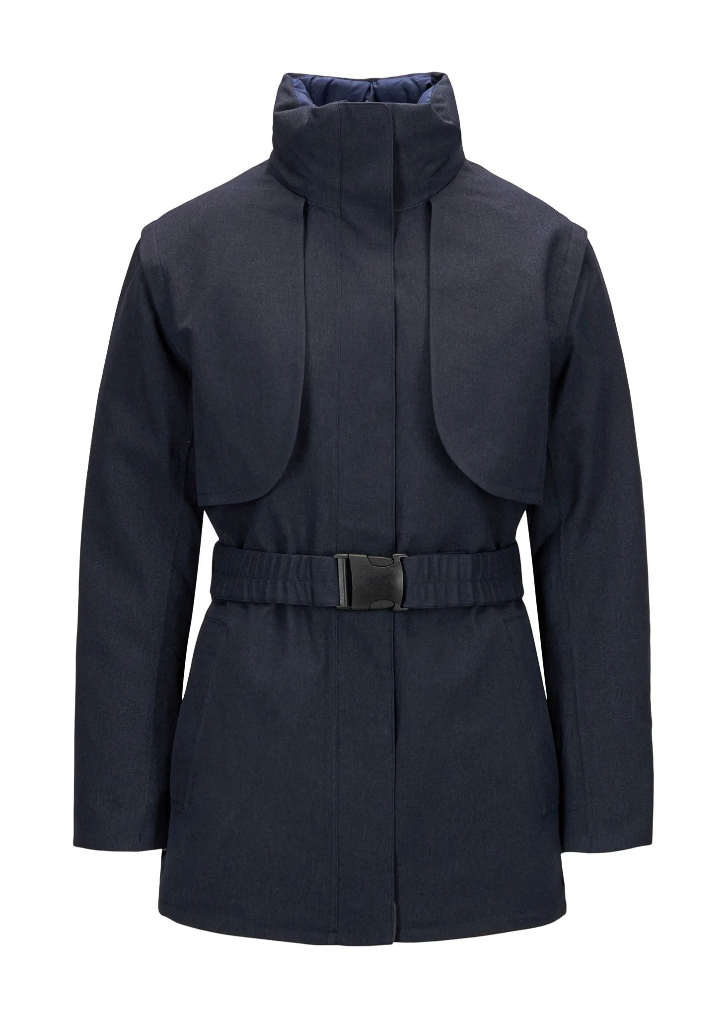 Overskyet Padded Coat - Dark Navy