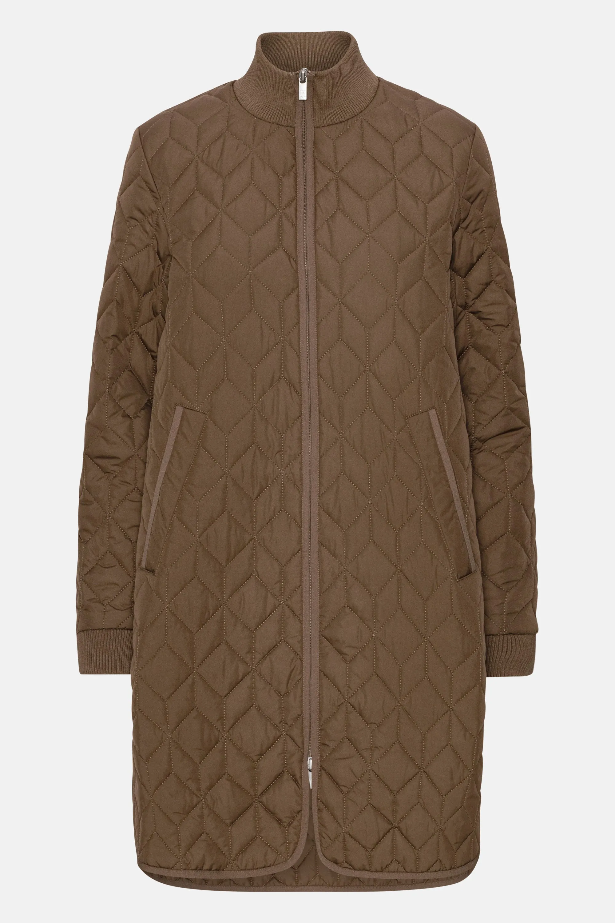 Padded Quilt Coat - Cub Brown