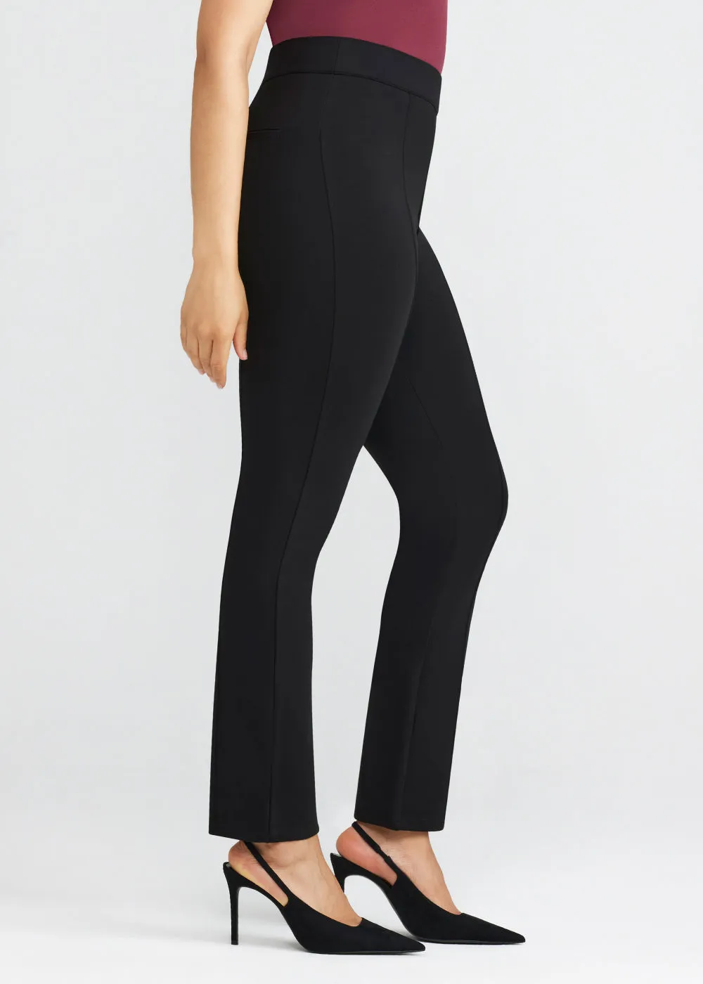 Ponte Slim Straight Leg Pant