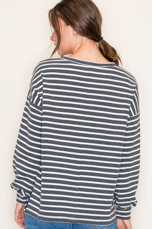 Relaxed & Comfy Striped Top