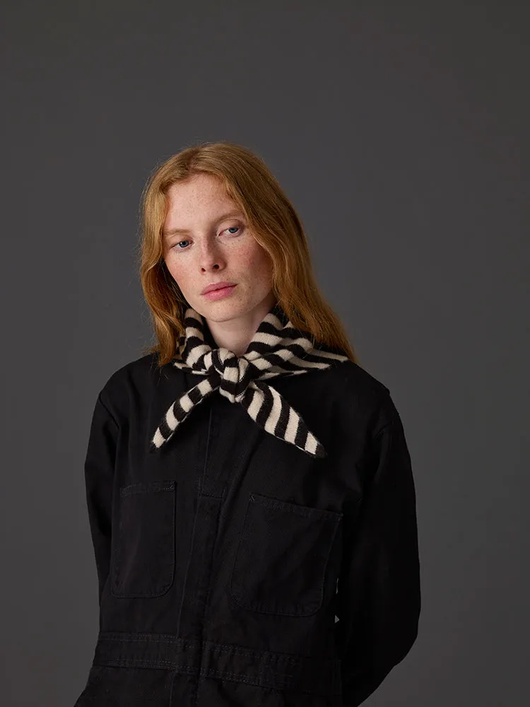 Striped Triangle Neckerchief Jungle & Turmeric Sample Sale