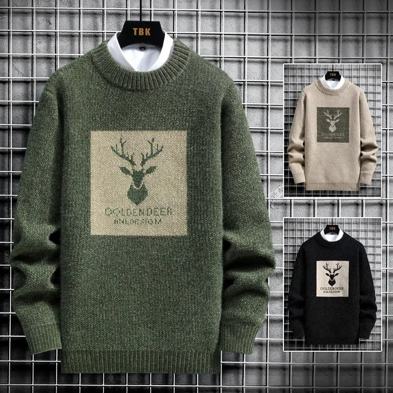 Super Soft Deer Knitted Sweater