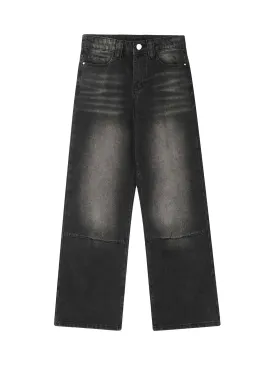 Thesupermade Gothic Letter Embroidered Jeans - 1936