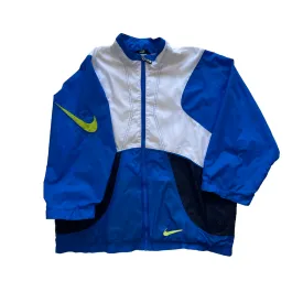 Vintage 90s Blue   White Nike Windbreaker Jacket - Extra Large