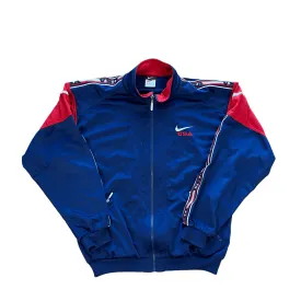 Vintage 90s Navy Blue   Red Nike Jacket - Medium