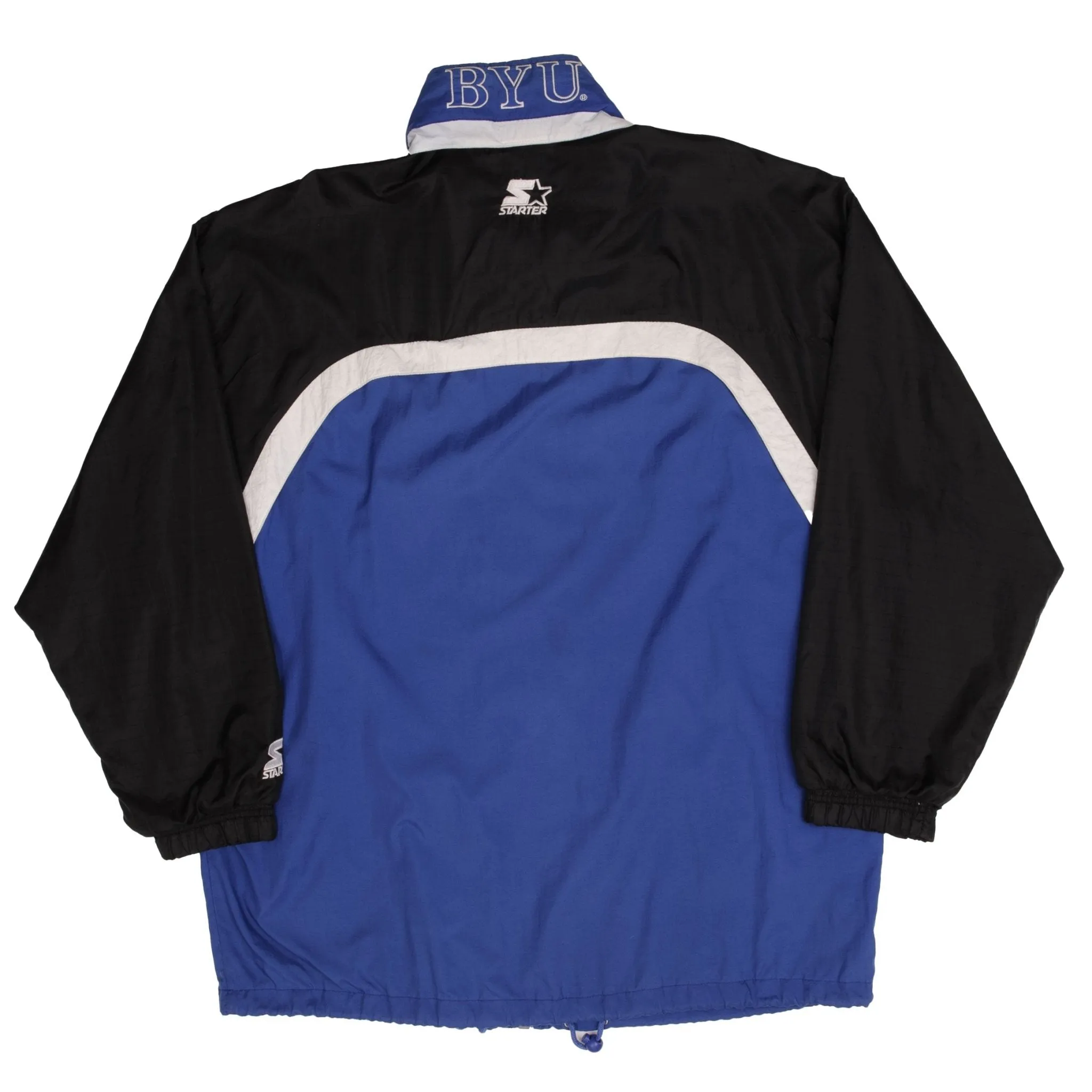 VINTAGE BYU BRIGHAM YOUNG STARTER WINDBREAKER JACKET 1990S SIZE XL