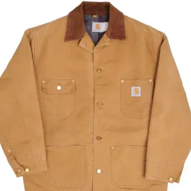 VINTAGE CARHARTT MICHIGAN CHORE LINED JACKET 1990S SIZE LARGE