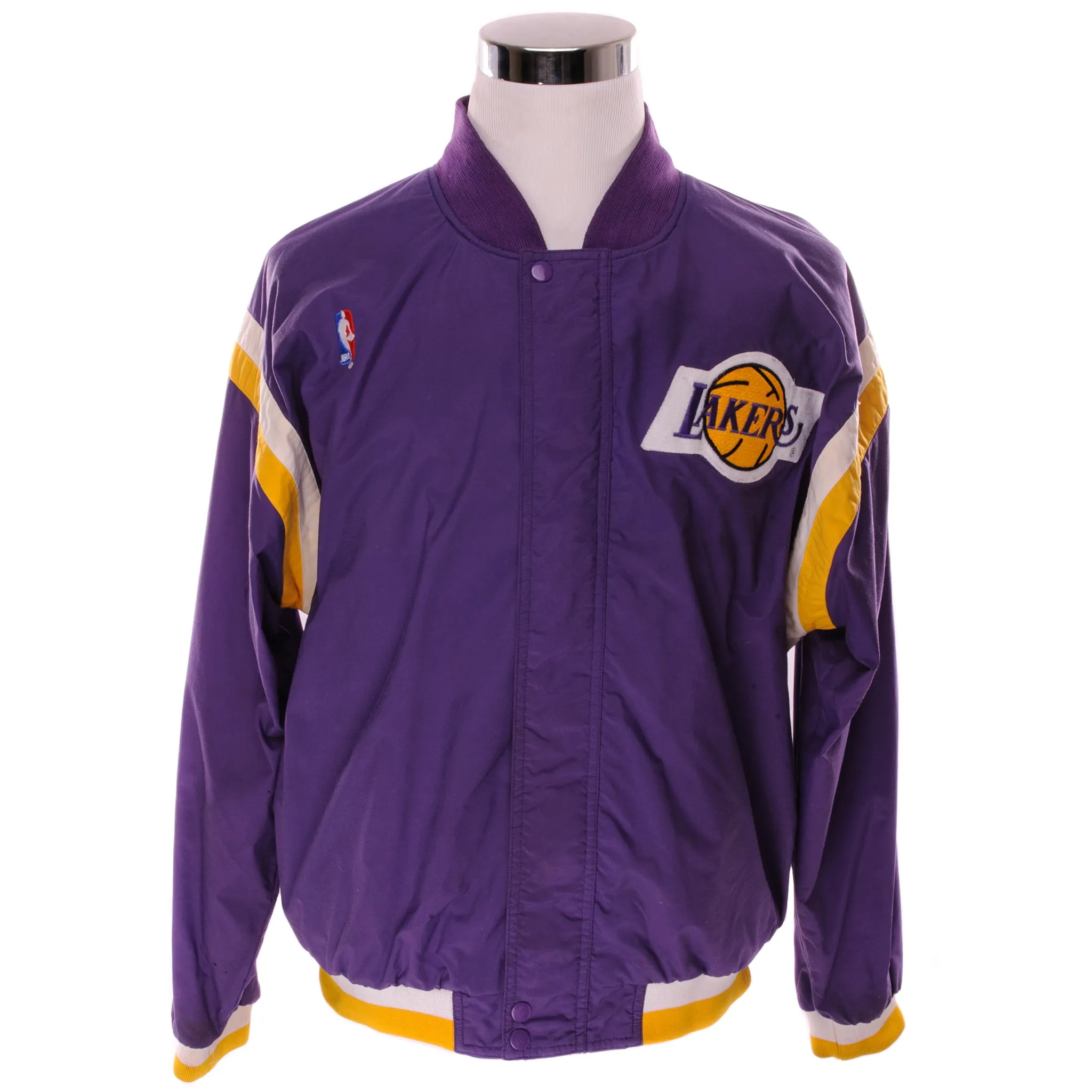 VINTAGE CHAMPION NBA LOS ANGELES LAKERS JACKET 1990-2000s SIZE LARGE