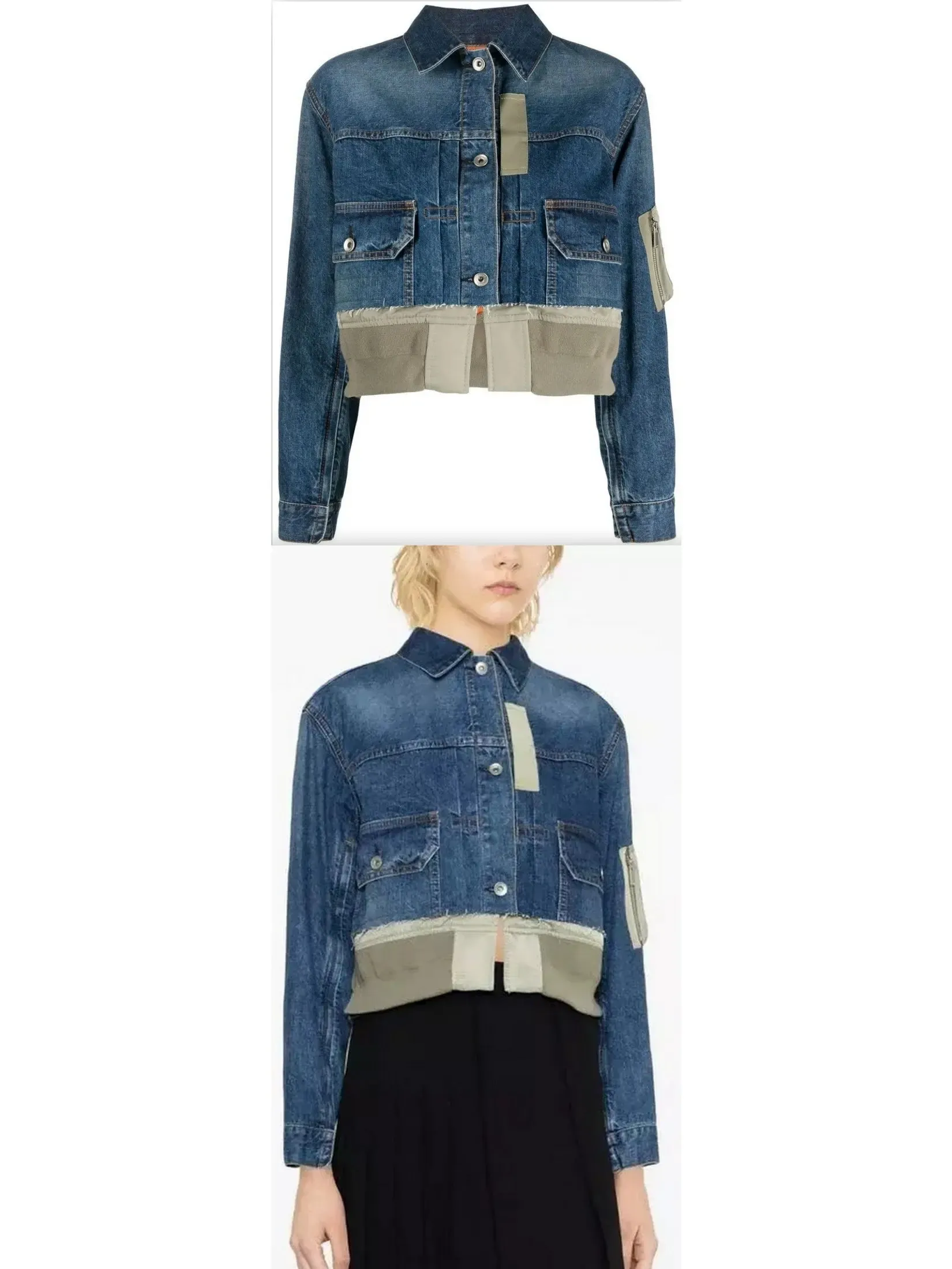 Women’s Denim Blouson Jacket