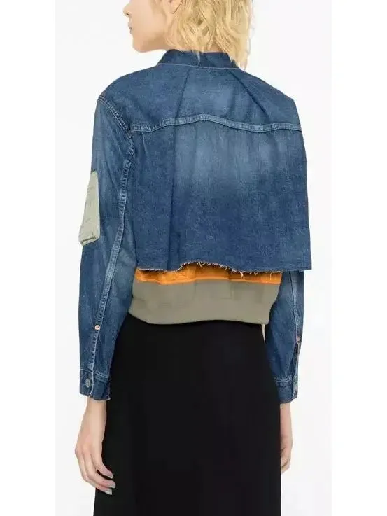 Women’s Denim Blouson Jacket