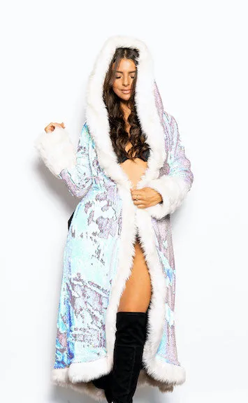 Women's LED Sequin Temptress Coat in "Unicorn"